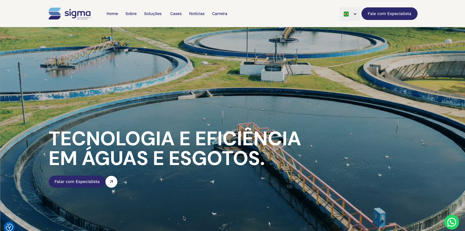 Caso Sigma Tratamento de Água